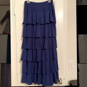 Navy Layered skirt